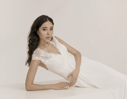 Frida Claire 7027 Aurora – Schlichtes Brautkleid mit moderner Eleganz